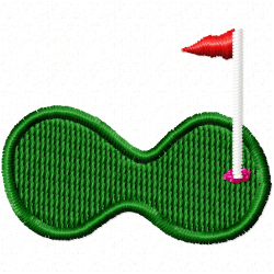 Golf Embroidery Design 11